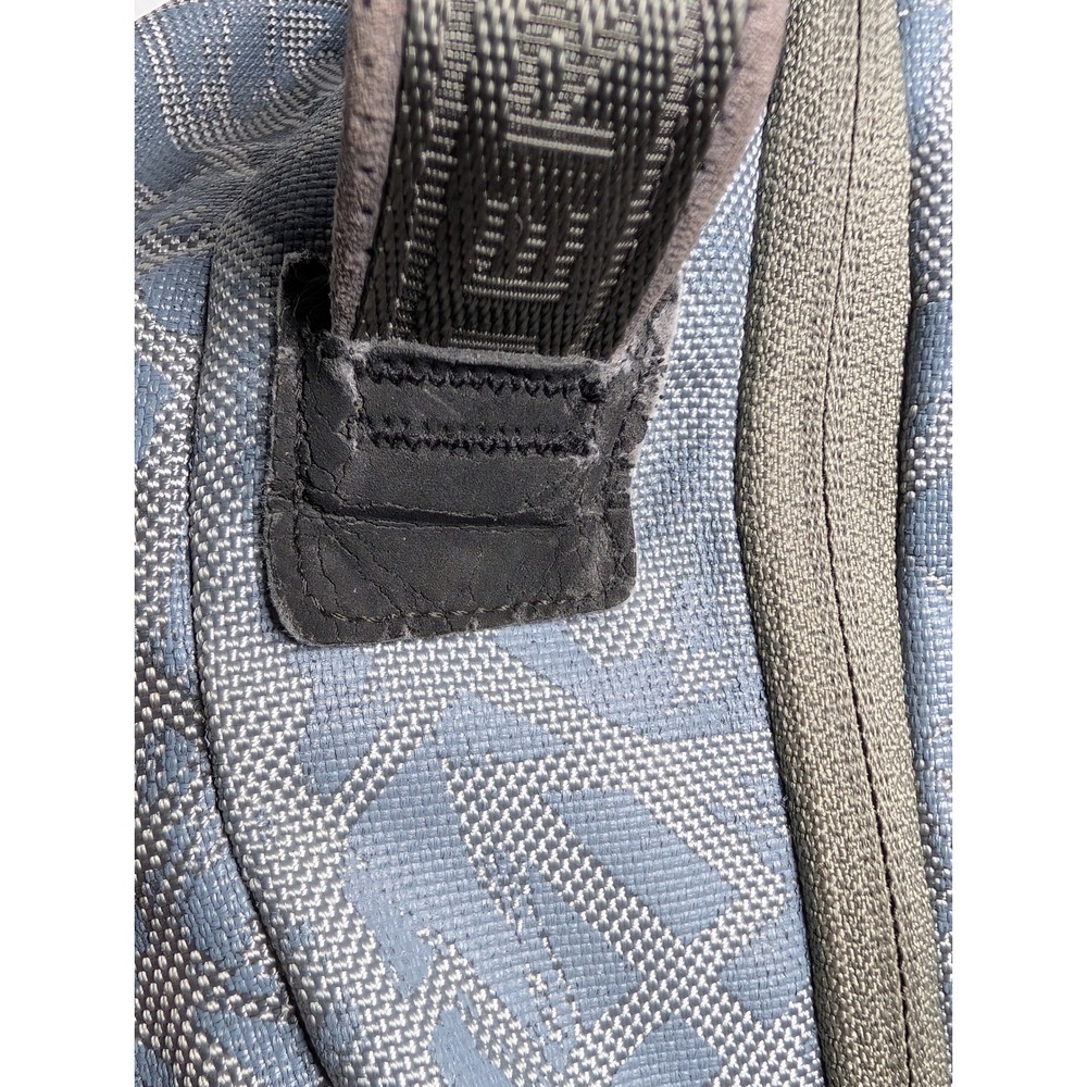 Merrell Gray Backpack Utility Organizer Laptop Travel Hiking Bag Orange Interior - Picture 9 of 16